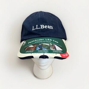 LL Bean Pathfinder LED Cap Hat Adjustable Strapback 3 Mode Lights Working